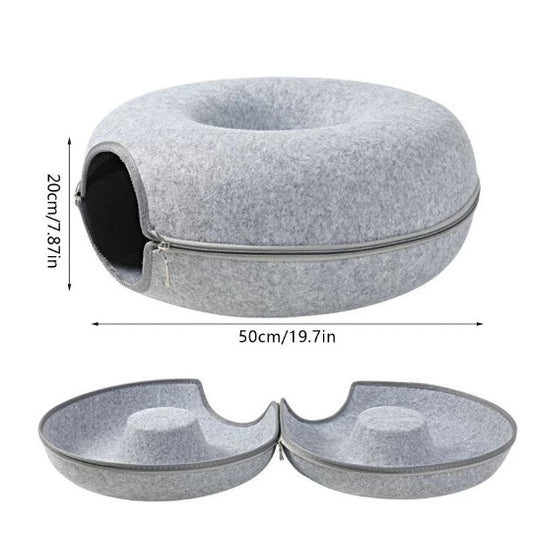 Donut shaped Cat Tunnel / Bed